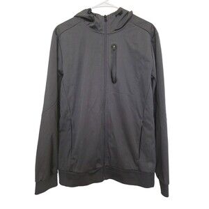 Mondetta Outdoor Project Men's Gray Softshell Hoodie Jacket - Size M - Tech